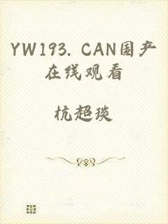 YW193. CAN国产在线观看